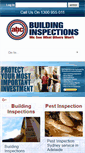 Mobile Screenshot of abcbuildinginspections.com.au